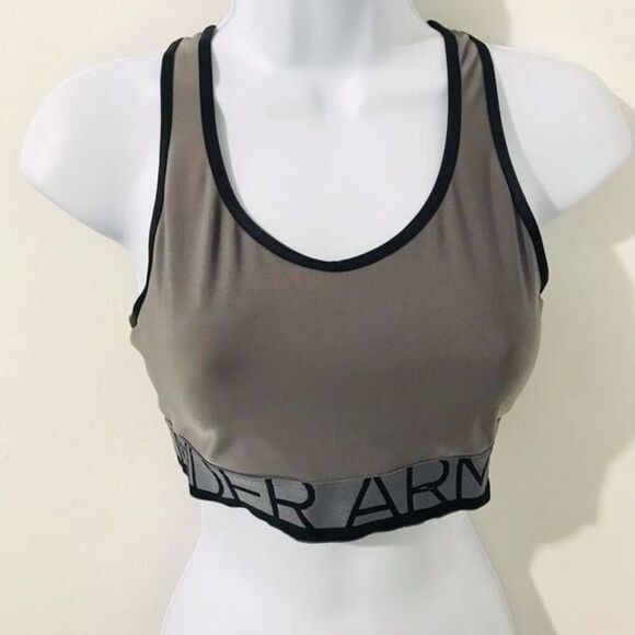 Under armor gray sports bra size M.     A397 - Picture 5 of 5